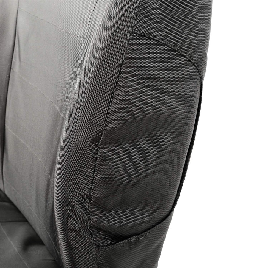 Ballistic Seat Cover Kit, Rugged Ridge Front, Black | 13216.11 | Fits 2007-2010 Jeep Wrangler JK/JKU
