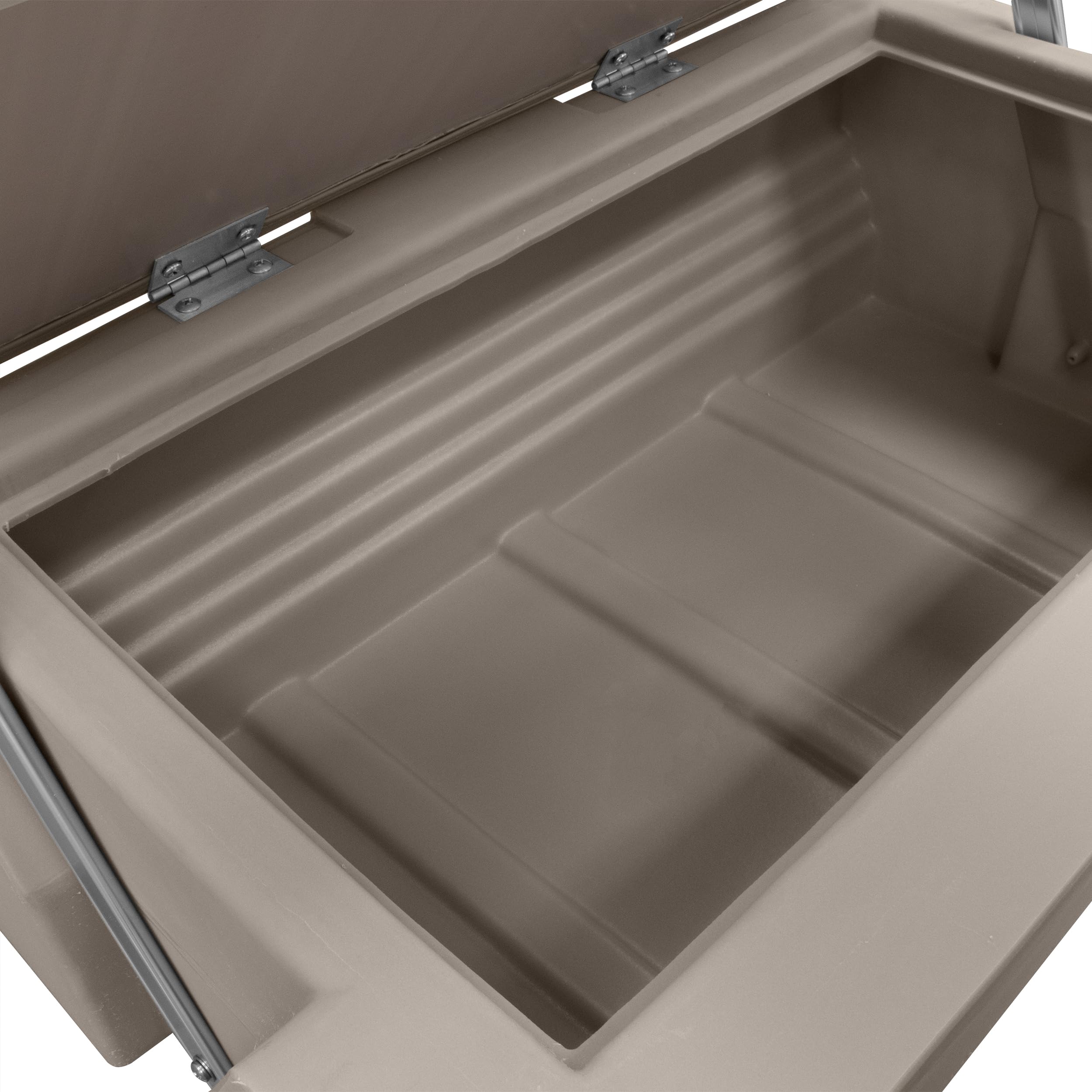Wise Premier Series BM1152-1B-1725 Flip-Flop Pontoon Seat Base Only, Mocha Java