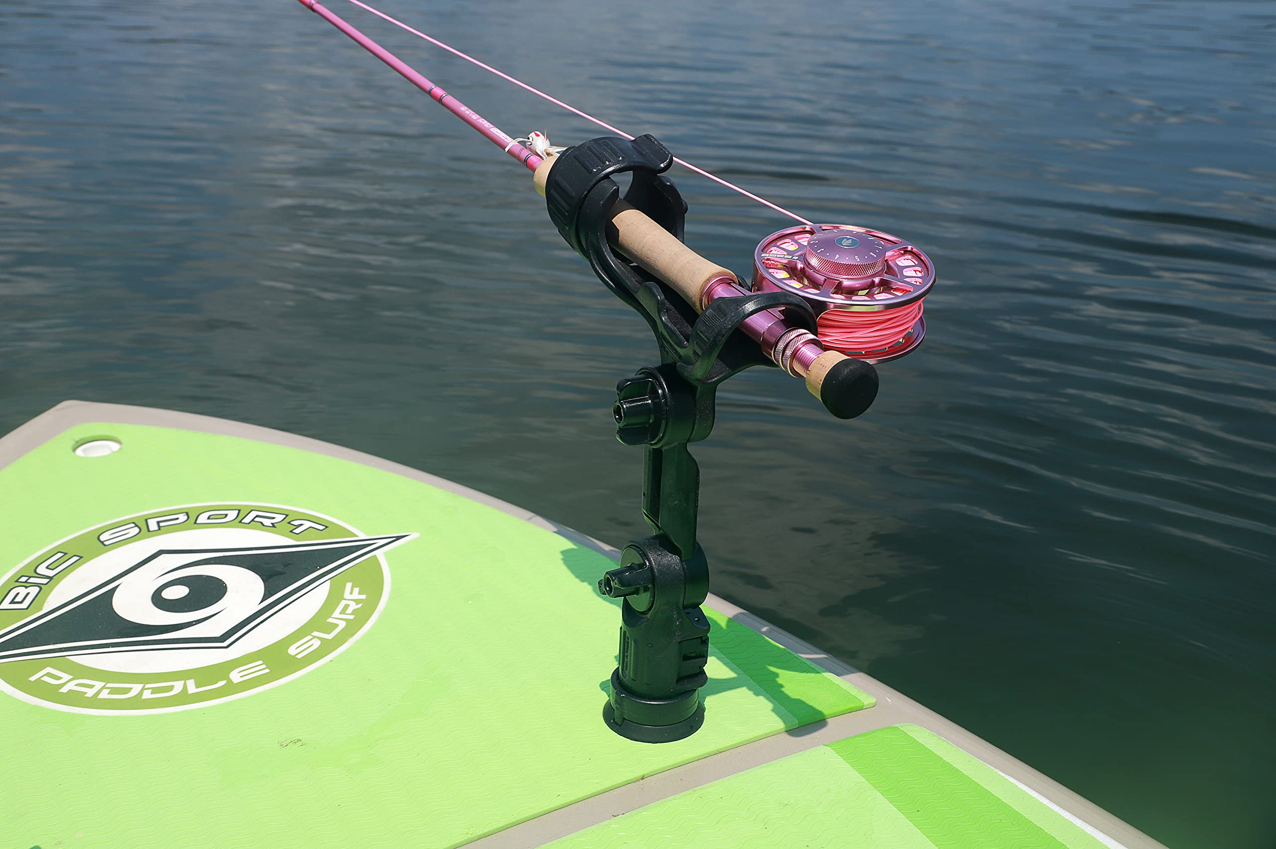 YakAttack Adapter Kit Leash Plug with Base for Stand Up Paddleboards | LockNLoad Compatible Mount for Rod Holders, Fish Finders & Camera Accessories | Flexible Rubber Base | Made in USA