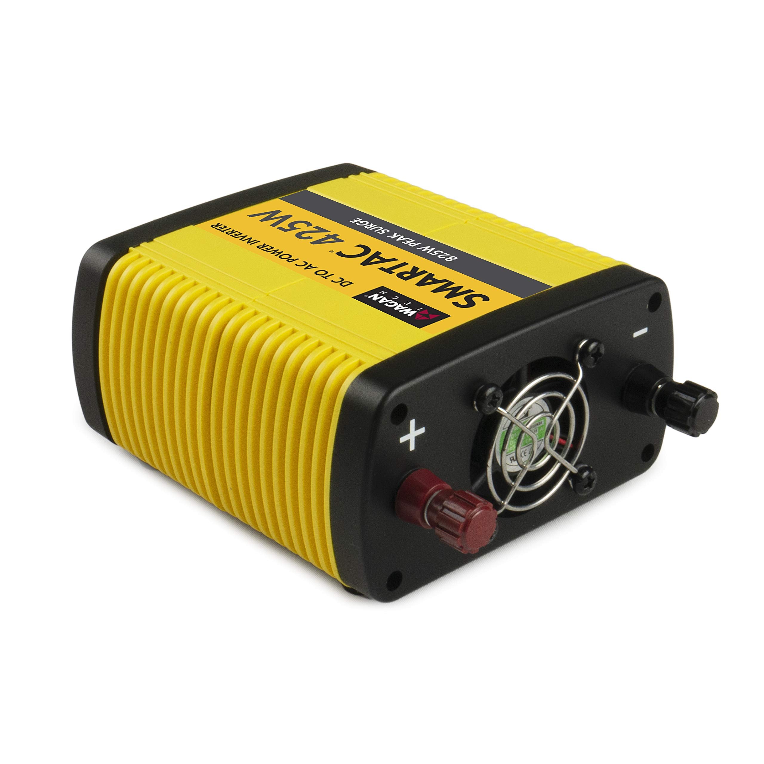 Wagan 425W EL3706 Power Inverter 425W TrueRated Continuous 825W Surge PowerAC to DC 12V to 110V AC Inverter with 2 AC Outlets and 2A USB Charging Port