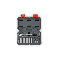 Crescent 1/4" Drive 26 Piece Standard & Deep SAE Mechanics Tool Set - CSWS2C