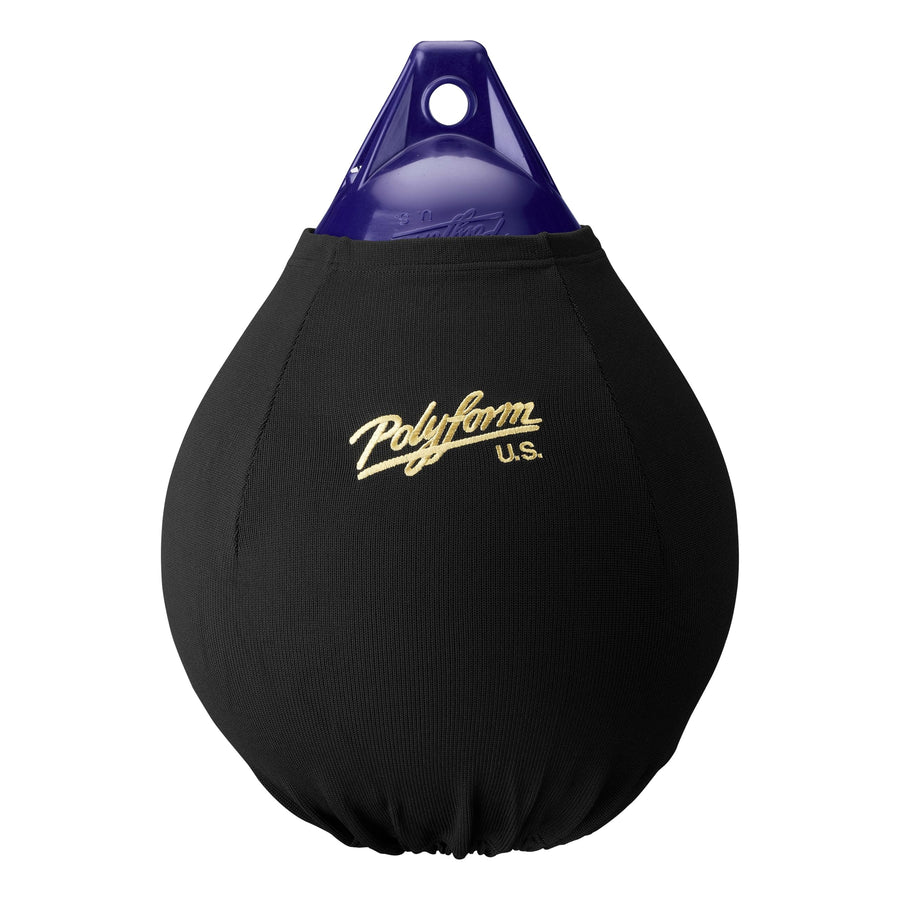 Polyform A-3 Black Boat Fender Cover Fits EFC-A3 Polyform Boat Fenders
