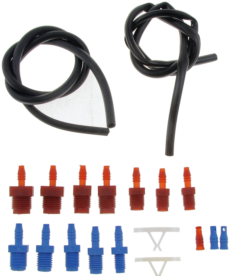 Dorman 13911 Bleeder Kit Master Cylinder - 22 In. Hose, Clip, And Sae And Metric Fittings Universal Fit
