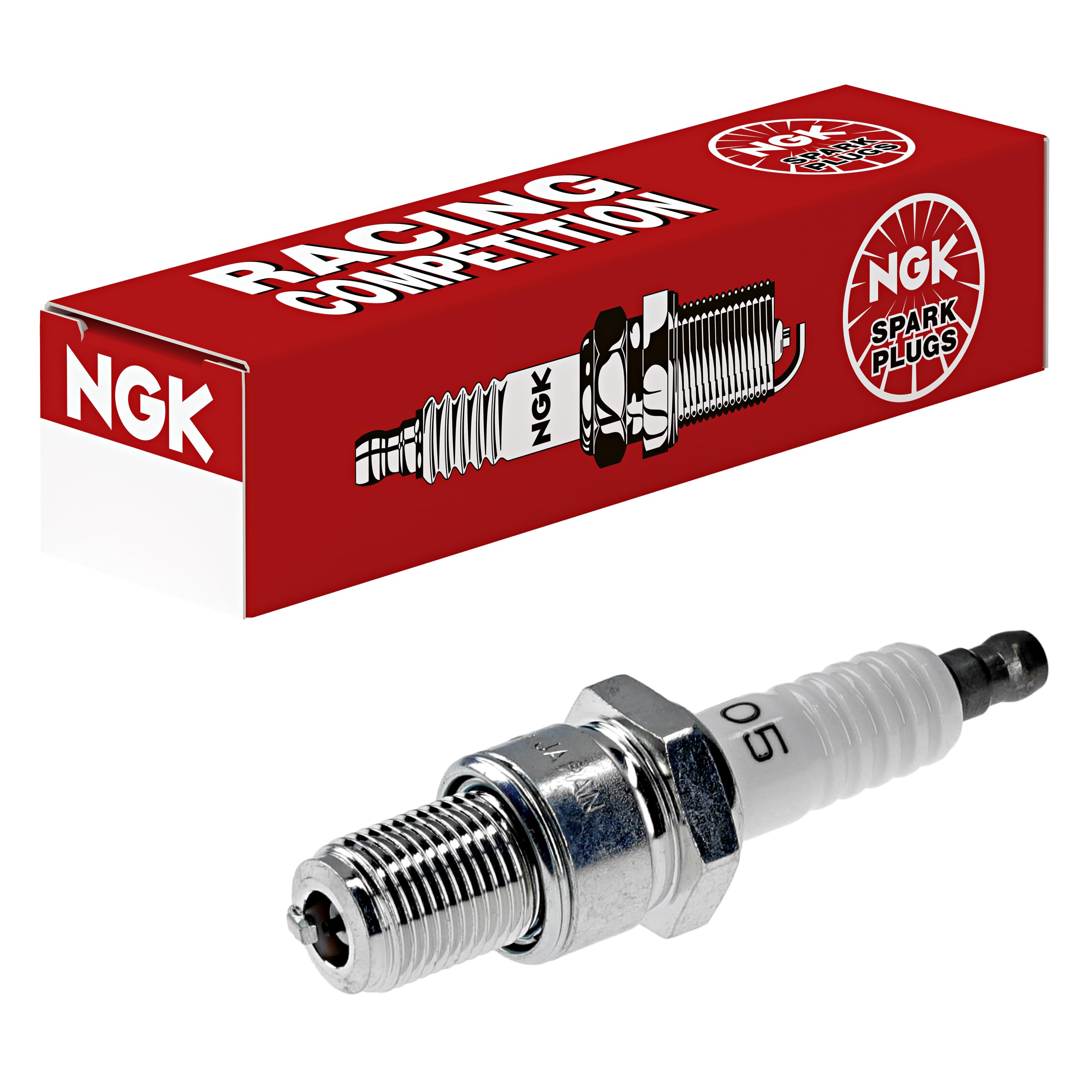 Racing Spark Plug NGK (4076) R6254K-105, Pack of 1 by NGK