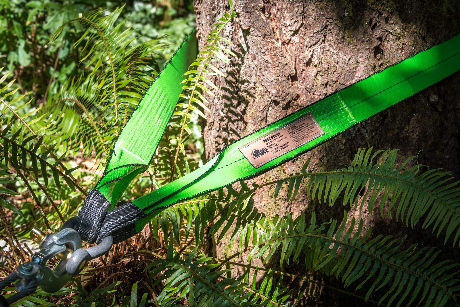 Tree Saver Recovery Strap AEV Mid-Size/Full-Size 3" x 10' Minimum Breaking Strength 24,000 LBS
