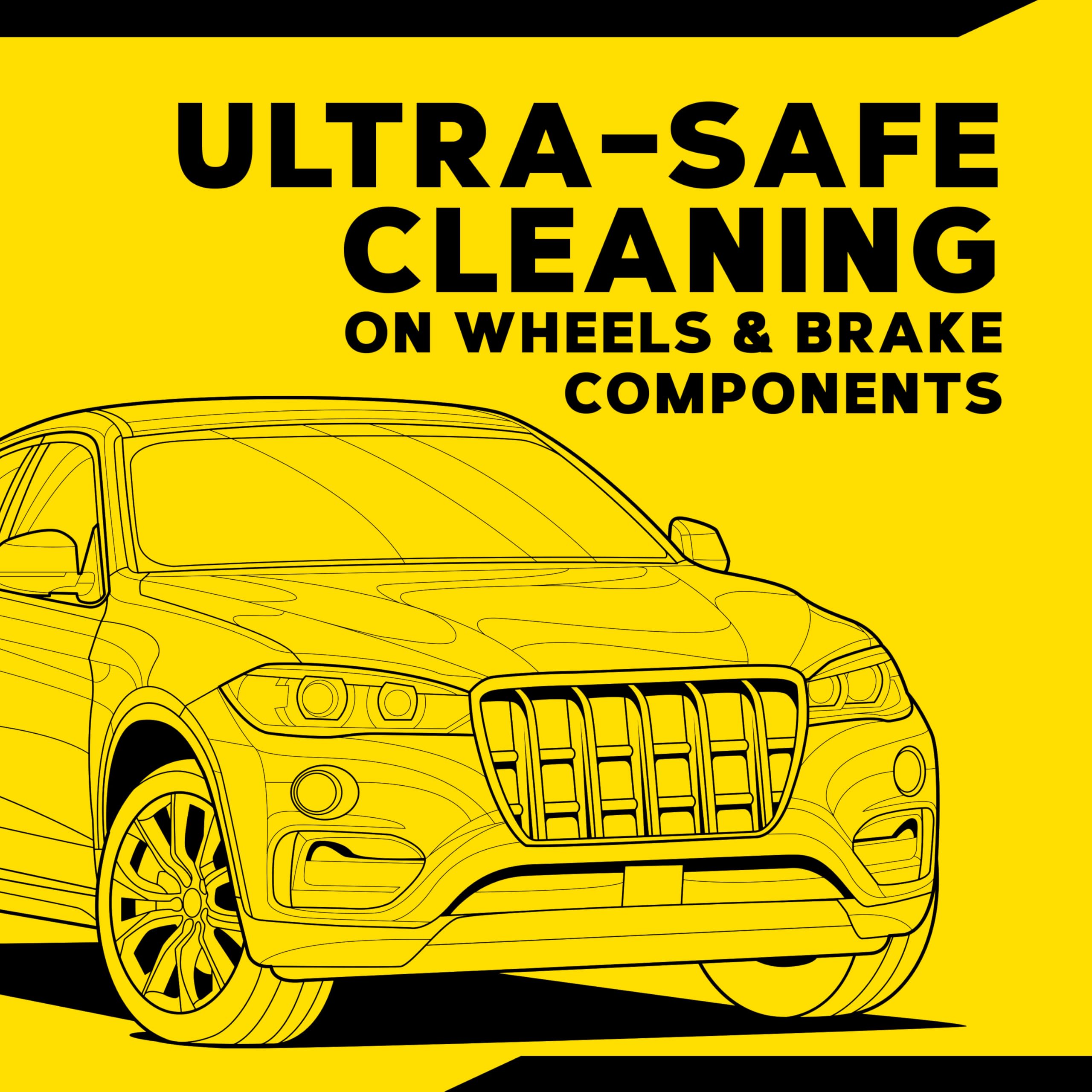 Hot Rims Meguiar's Aluminum Wheel Cleaner, Deep Foaming Rim Cleaner Spray Formulated to Effectively Clean Uncoated Polished Aluminum, Anodized, and Powder-Coated Wheels, 24 Oz