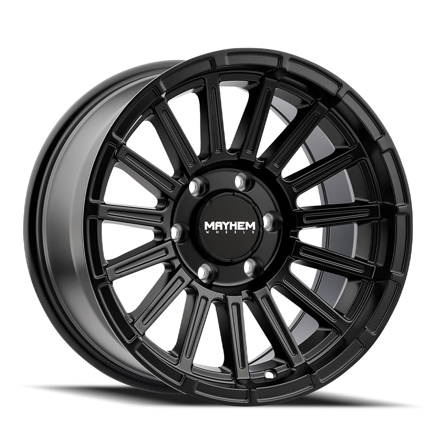8309 Mayhem Granite Satin Black Wheel (17 x 9. inches /5 x 127 mm, 0 mm Offset)