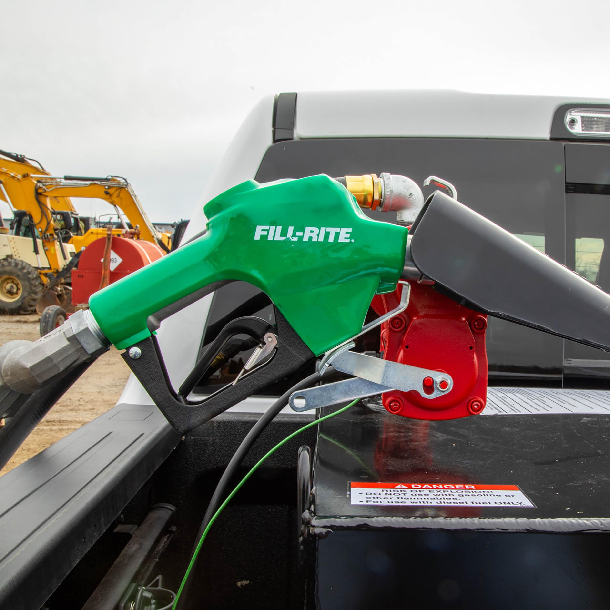 Fill-Rite 1” SDN100GAN 5 to 25 GPM Automatic Standard Duty Fuel Transfer Nozzle, Green - For Gasoline, Diesel, Biodiesel up to B20, E15 & Kerosene