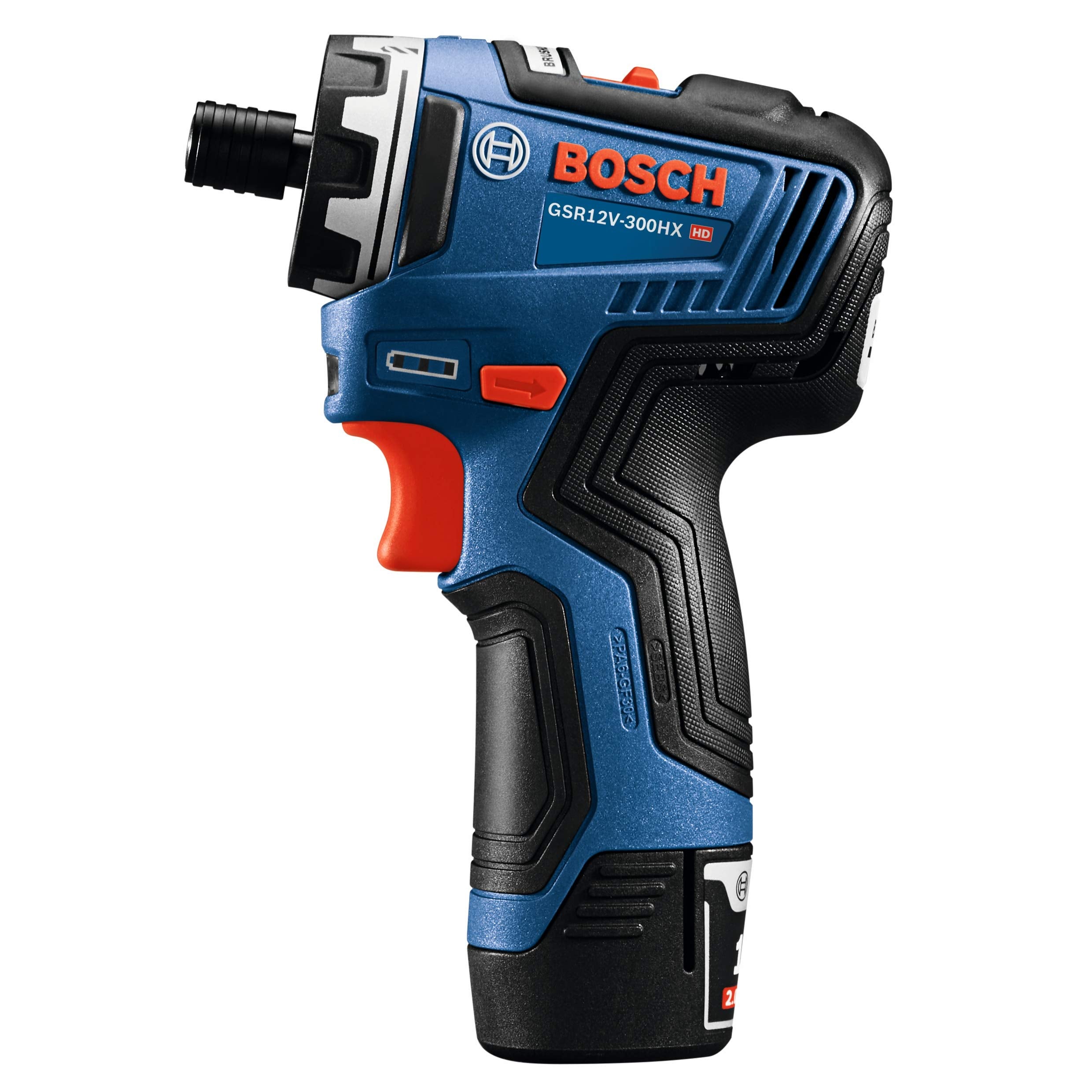 12V Max BOSCH GSR12V-300HXB22 Brushless 1/4 In. Hex Two-Speed Screwdriver Kit with (2) 2.0 Ah Batteries