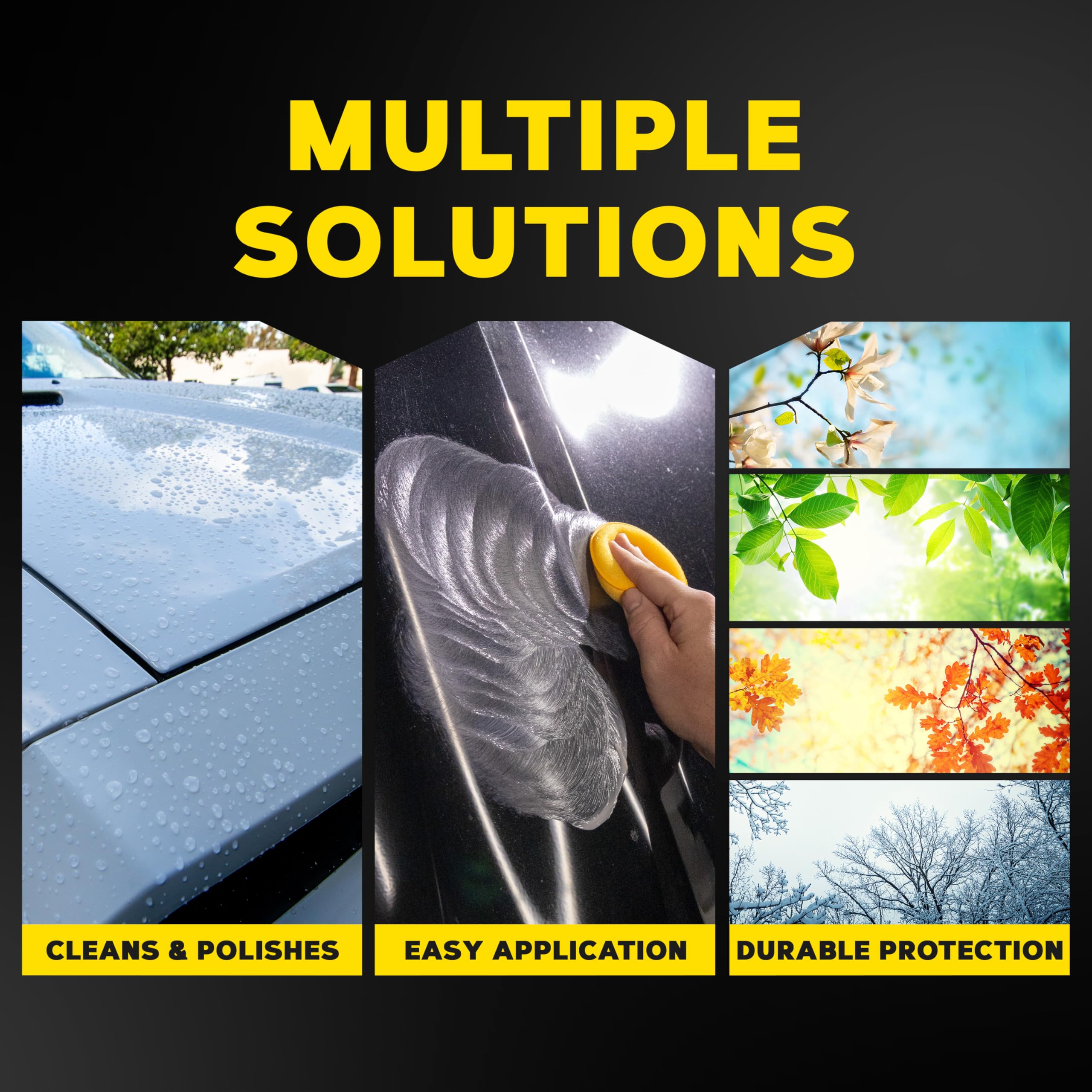Meguiar's Liquid Cleaner Wax - Car Wax, Cleans, Polishes and Protects Your Vehicle - Easy to Use, Long-lasting Shine - 16 Oz