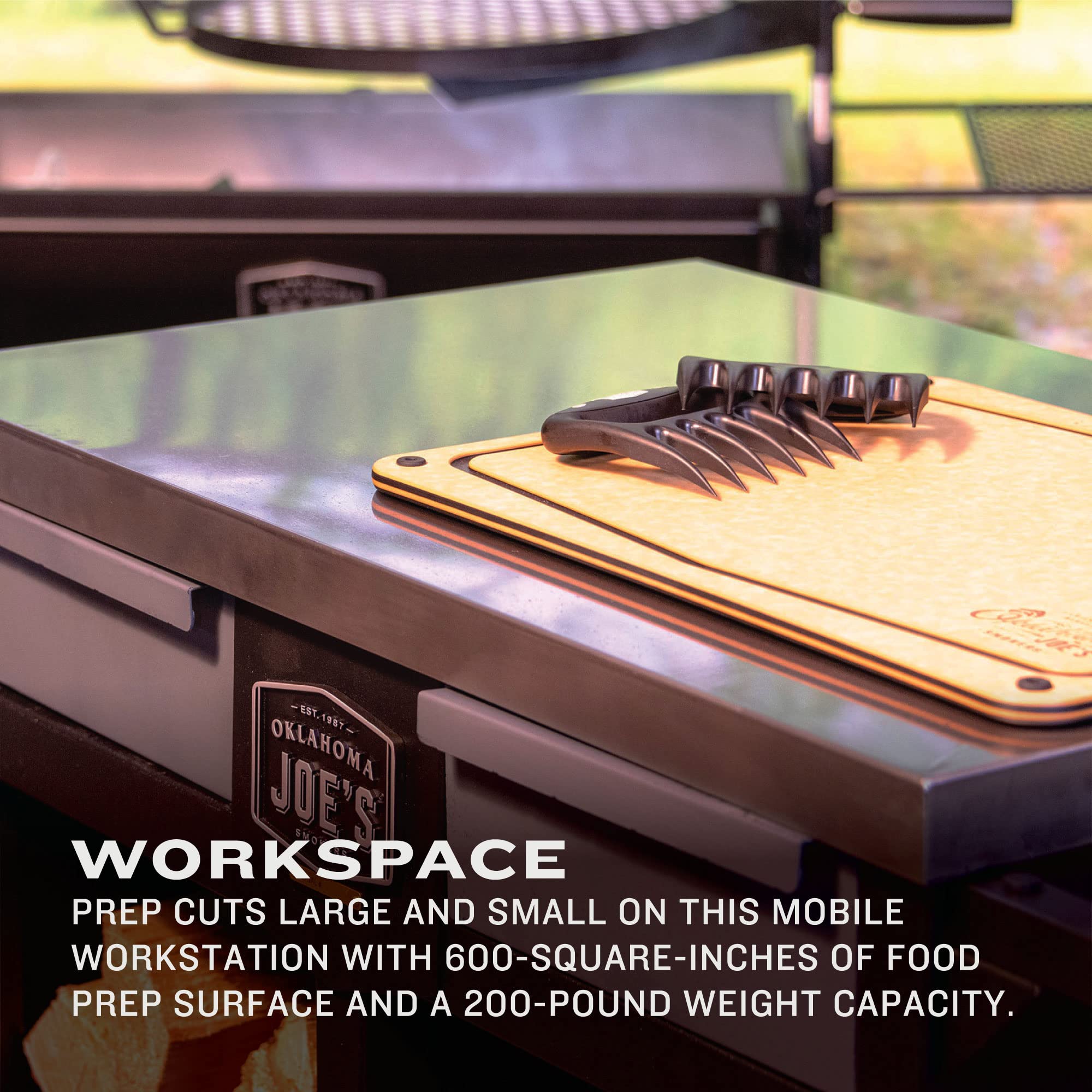 Workstation Oklahoma Joe's Prep & Storage Cart - 23252168