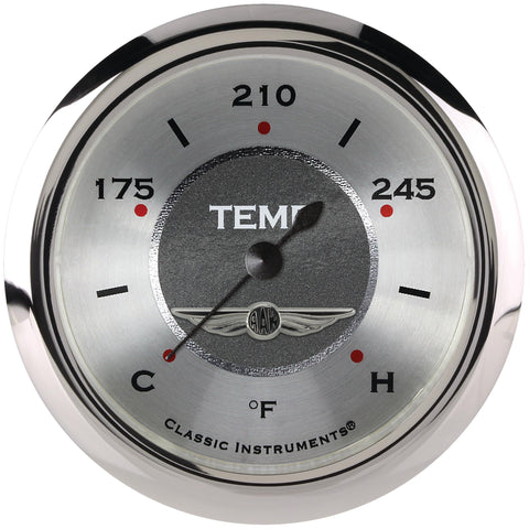 AW326SRC-08 Classic Instruments All American 2 5/8" Water Temperature Gauge 1/2"