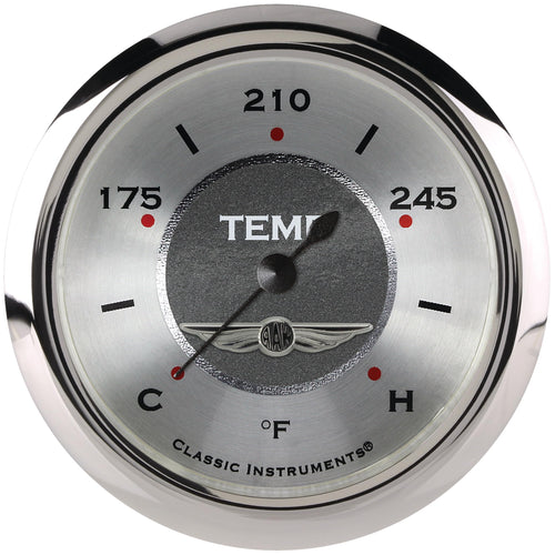 AW326SRC-08 Classic Instruments All American 2 5/8" Water Temperature Gauge 1/2"
