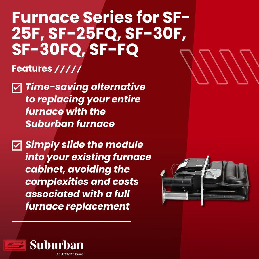 Suburban 30,000 BTU/h RP-30FQ Replacement Core for Suburban Furnace Series SF-25F, SF-25FQ, SF-30F, SF-30FQ, SF-FQ (2608A)