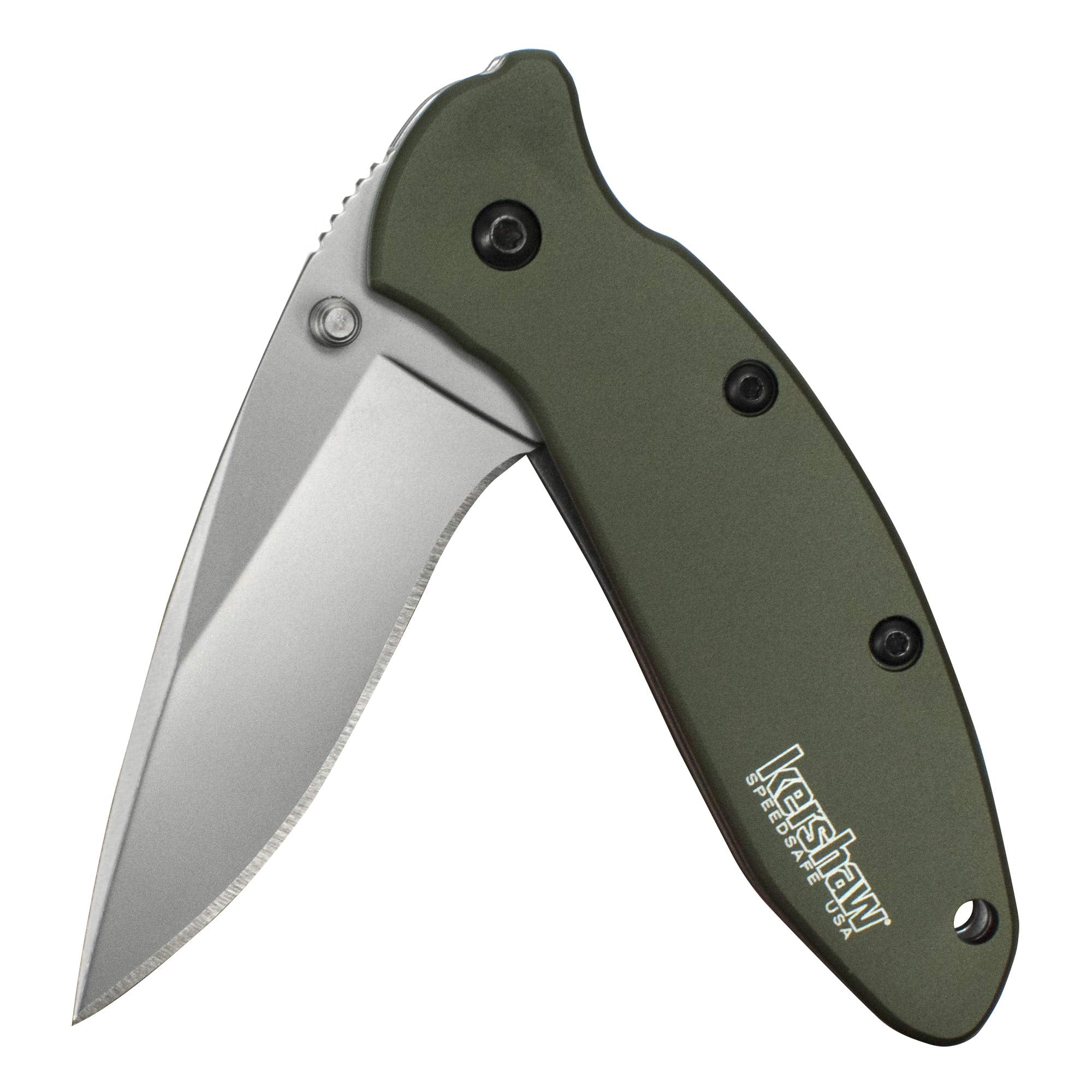 Kershaw 1620OLX Knives Scallion-Aluminum Olive Drab Clam