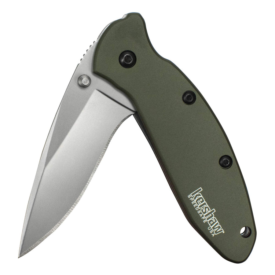 Kershaw 1620OLX Knives Scallion-Aluminum Olive Drab Clam