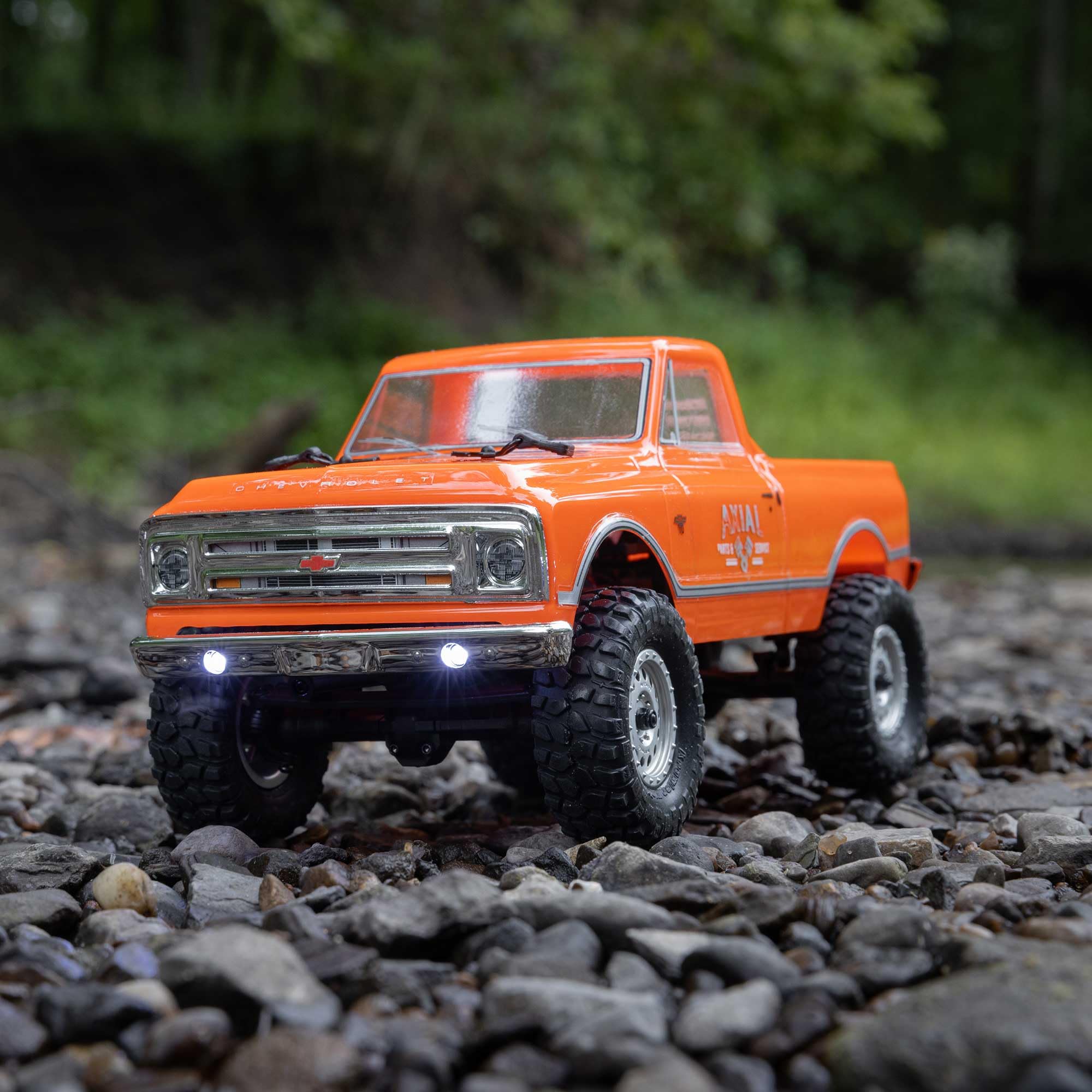 Axial 1/24 RC Truck SCX24 1967 Chevrolet C10 4WD RTR (Comes with Everything Needed to Run), Orange, AXI00001V2T3