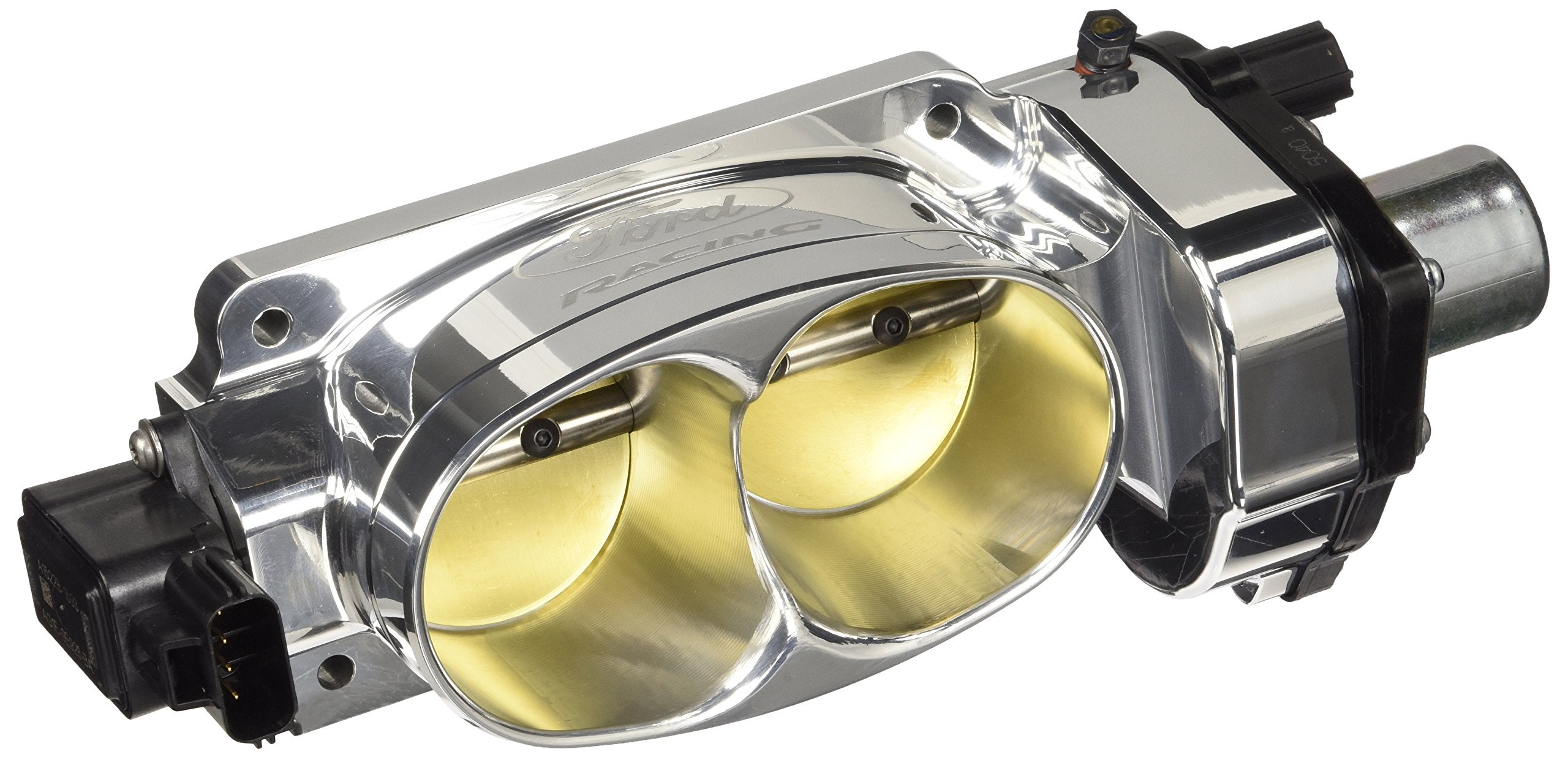 Throttle Body Ford, 1306 CFM, Stock Flange, 62 mm Twin Blade, Aluminum, Natural, Ford Modular, Ford Mustang 2005-10, Each