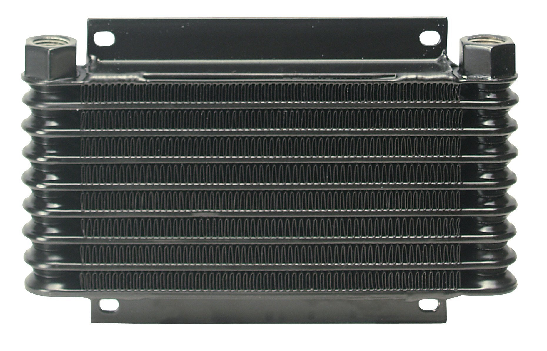 13612 Derale Series 9000 Plate and Fin Transmission Oil Cooler , Black