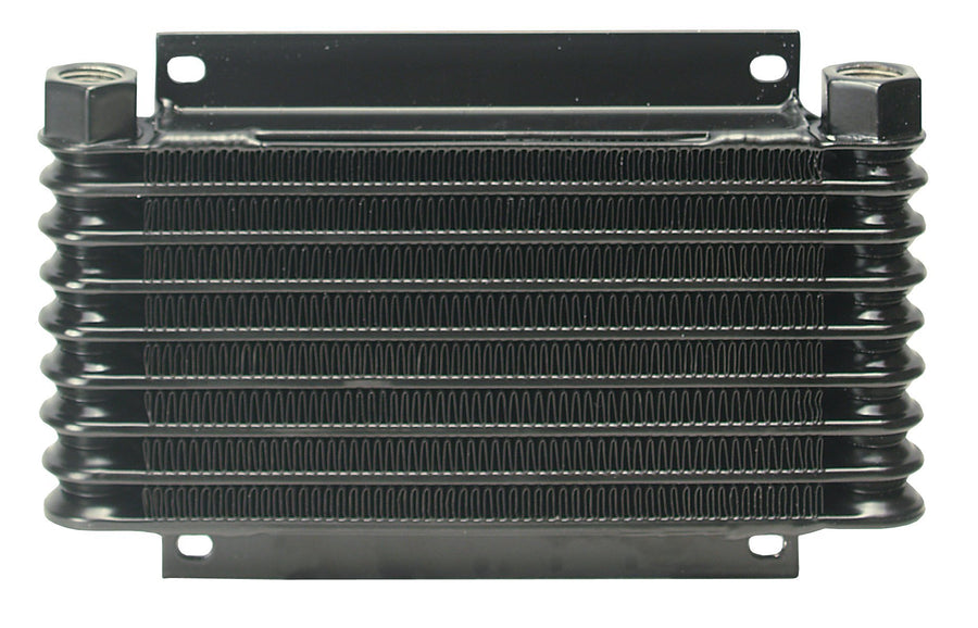 13612 Derale Series 9000 Plate and Fin Transmission Oil Cooler , Black
