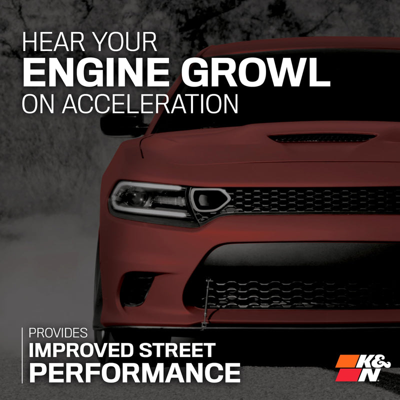 Cold Air Intake System K&N: High-Flow Air-Filter, Increase Performance & Horsepower: Compatible with 2016-2019 CADILLAC ATS, 63-3100
