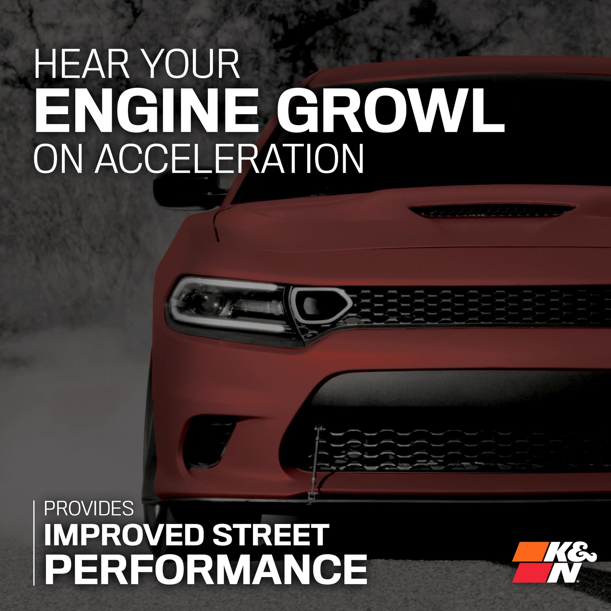 Cold Air Intake System K&N: High-Flow Air Filter, Increase Performance & Acceleration: Compatible with 2016-2021 HONDA: Civic, 63-3517