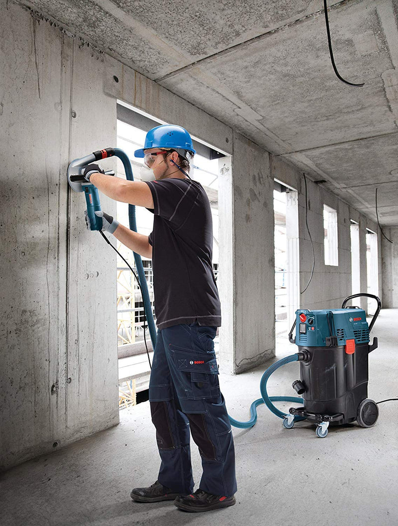 14 Gallon BOSCH VAC140AH Portable Dust Extractor with Auto Filter Clean and HEPA Filter