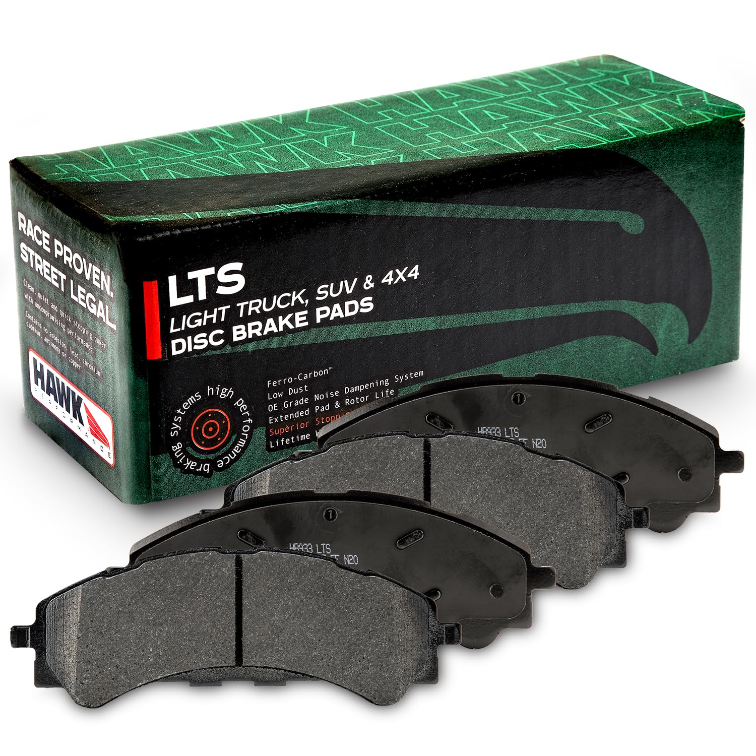 Hawk Performance LTS HB933Y.633 Light Truck and SUV Street Brake Pads
