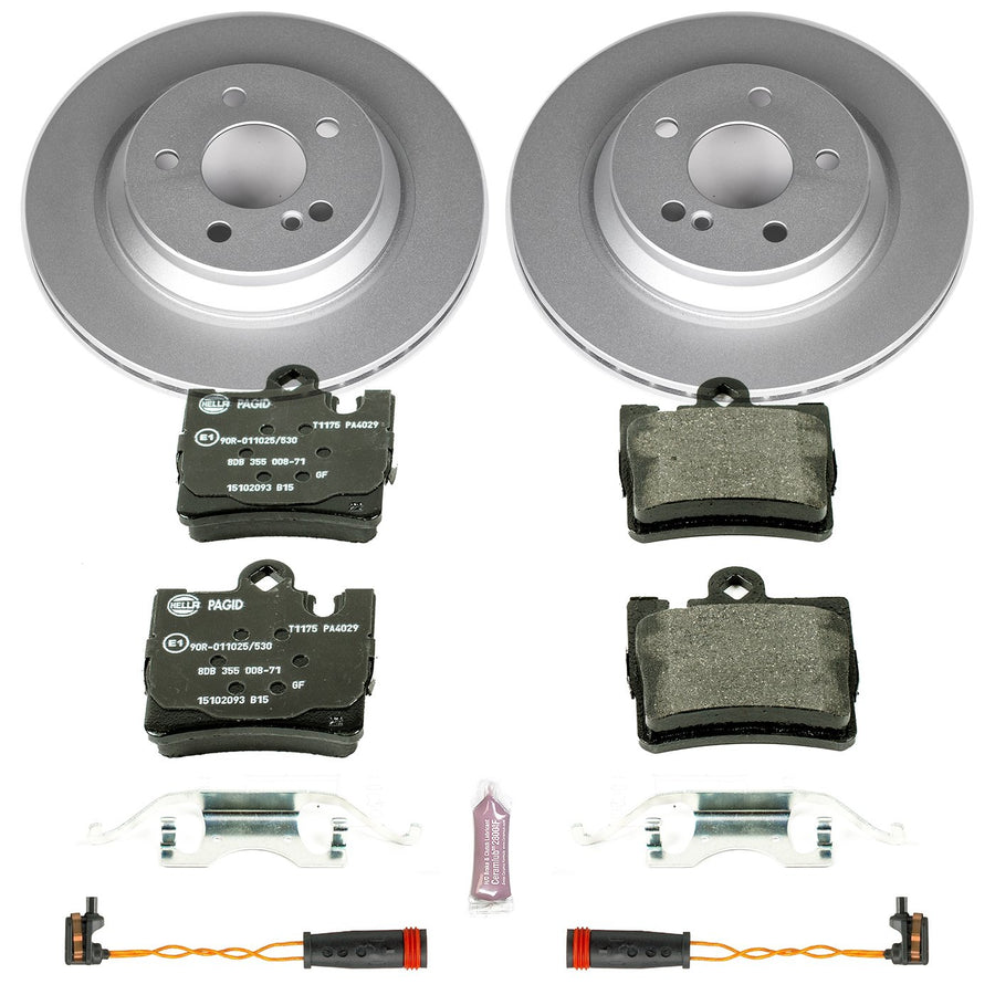 Power Stop ESK2997 Euro-Stop Rear Brake Kit For Mercedes-Benz CL500 1999-2003, S430 2000-2003, S500 2000-2003 [Model Specific]