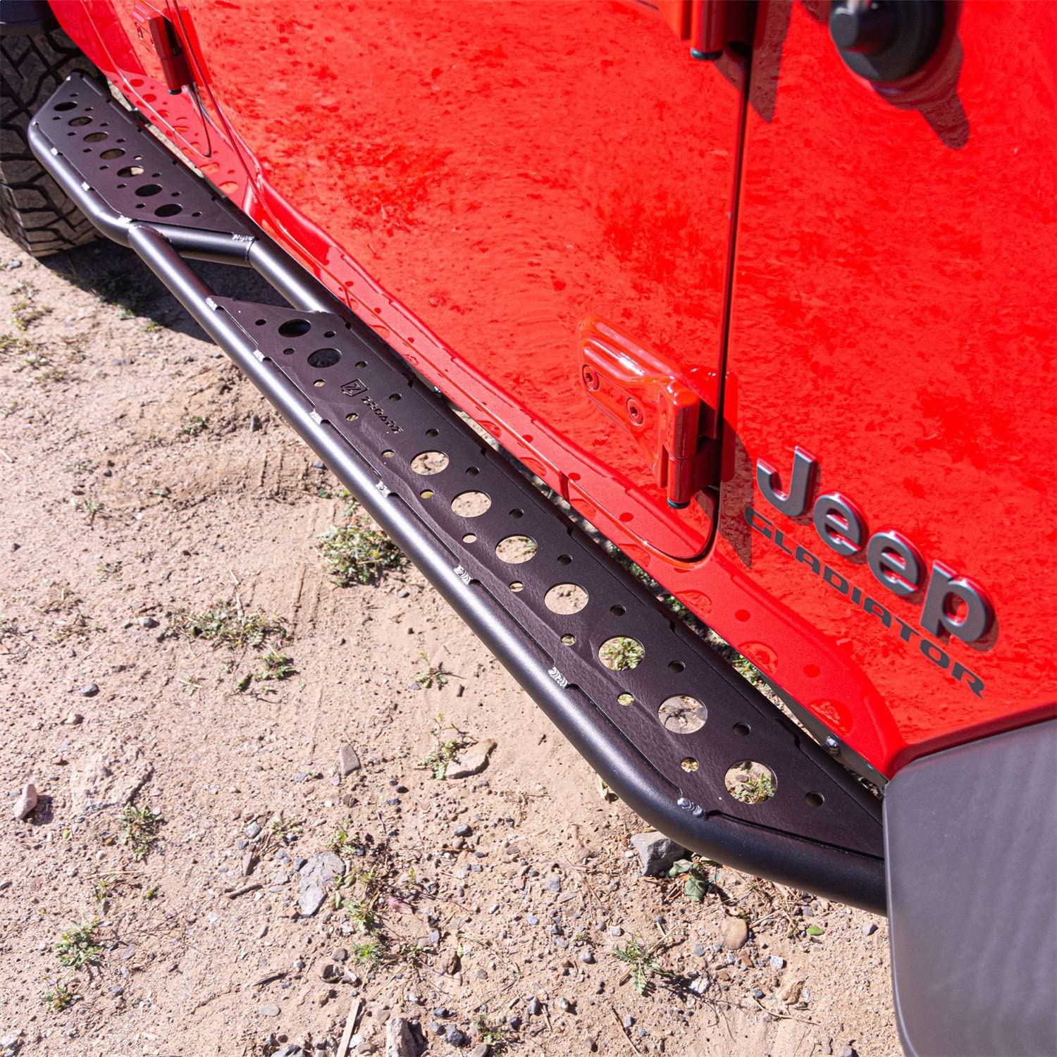 ZROADZ Side Step Slider Z744101 2019-2022 Jeep Gladiator Black