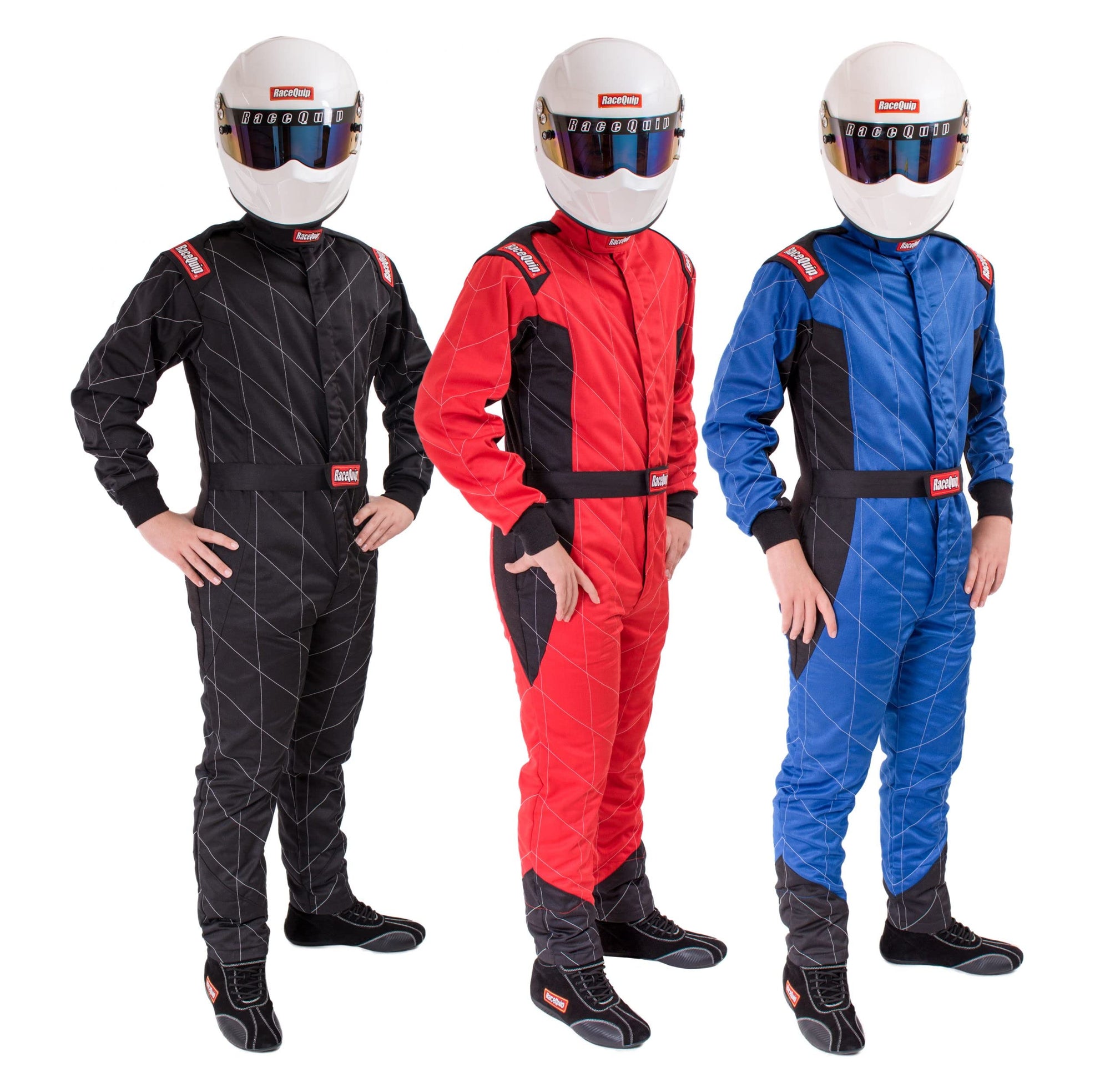 Chevron-5 RaceQuip® Driving Suit SFI 3.2A/5 Double Layer Black 3XL
