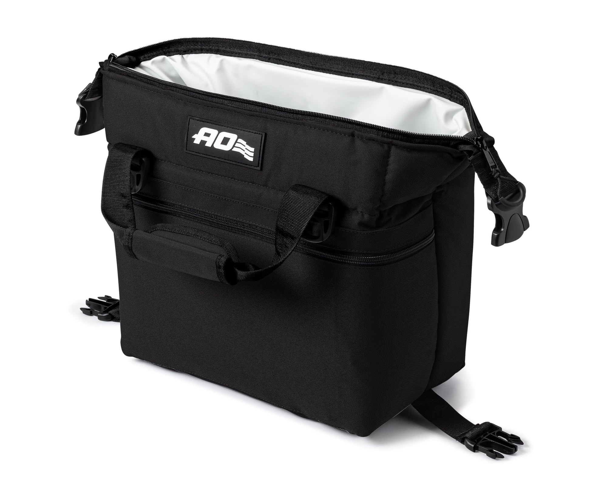 AO Coolers Soft-Sided Original Cooler Bag, Leak-Proof, Insulated, Lightweight, Black, 24-Can