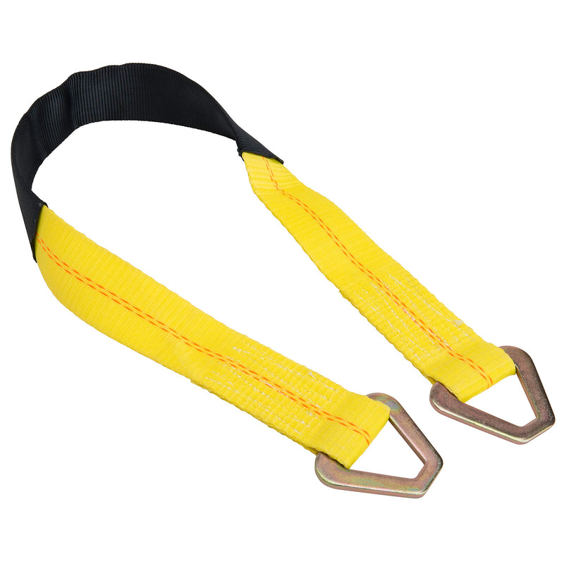 2” x 36” Premium Axle Tie Down Strap with D Rings - Keeper 3,333 lbs. Working Load Limit