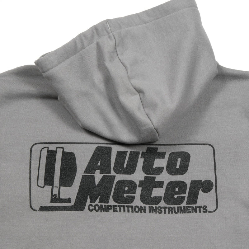 Pullover AutoMeter Hoodie, Adult XXLarge, Gray, Competition 0449XXL