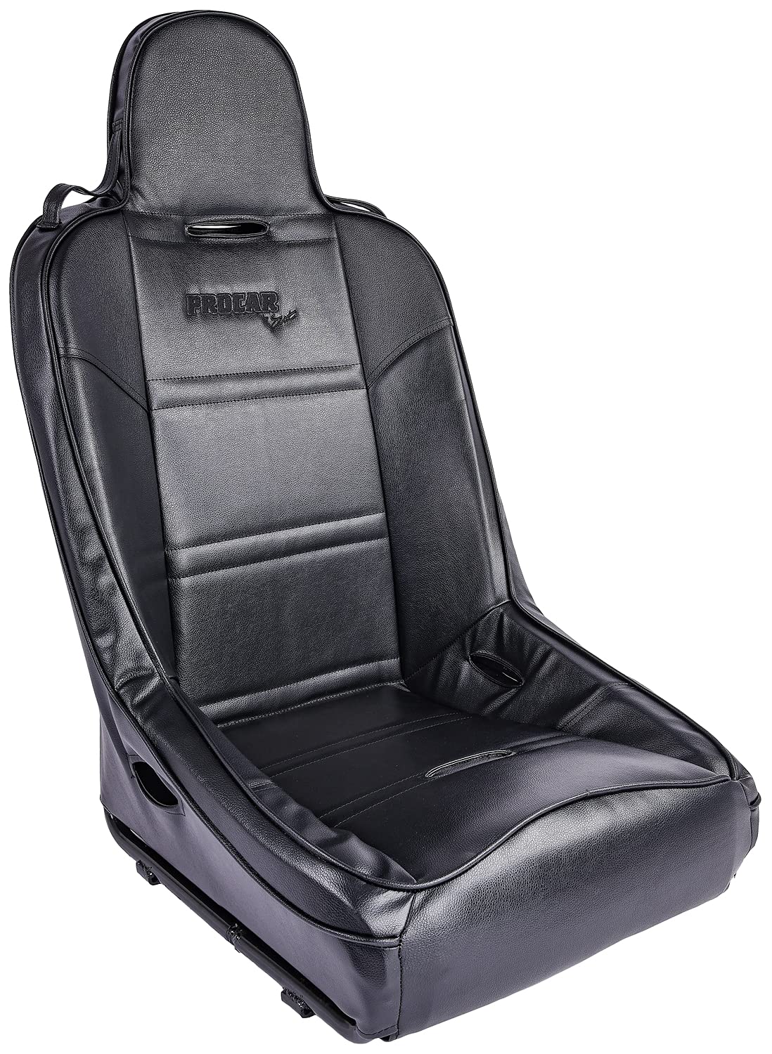 Black Vinyl Racing Terrain Fixed Back Common Seat ProCar by Scat 80-1620-51