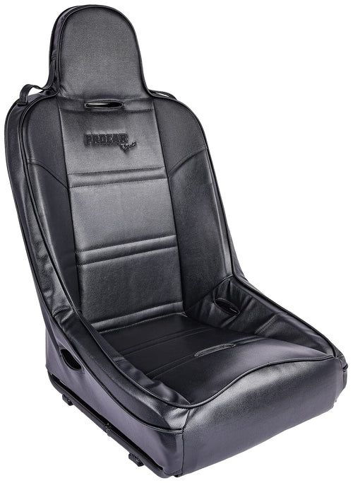 Black Vinyl Racing Terrain Fixed Back Common Seat ProCar by Scat 80-1620-51