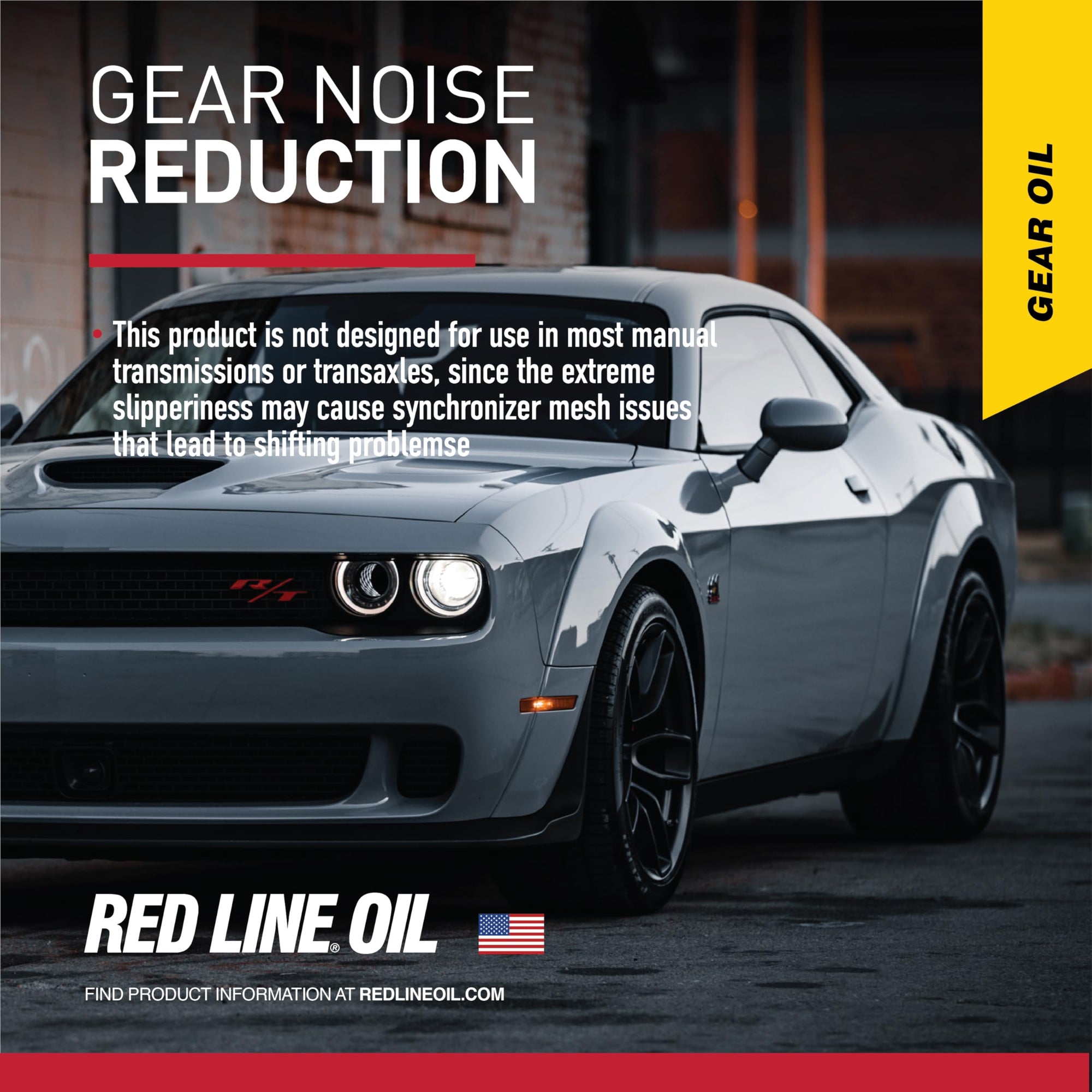 75W110 Red Line (57804) Full Synthetic Gear Oil GL-5-1 Quart