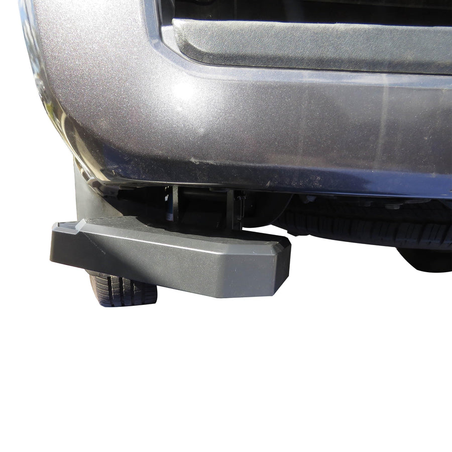 Retractable Black Horse Truck Bed Corner Step Compatible with 2016-2023 Toyota Tacoma -TBCTO16