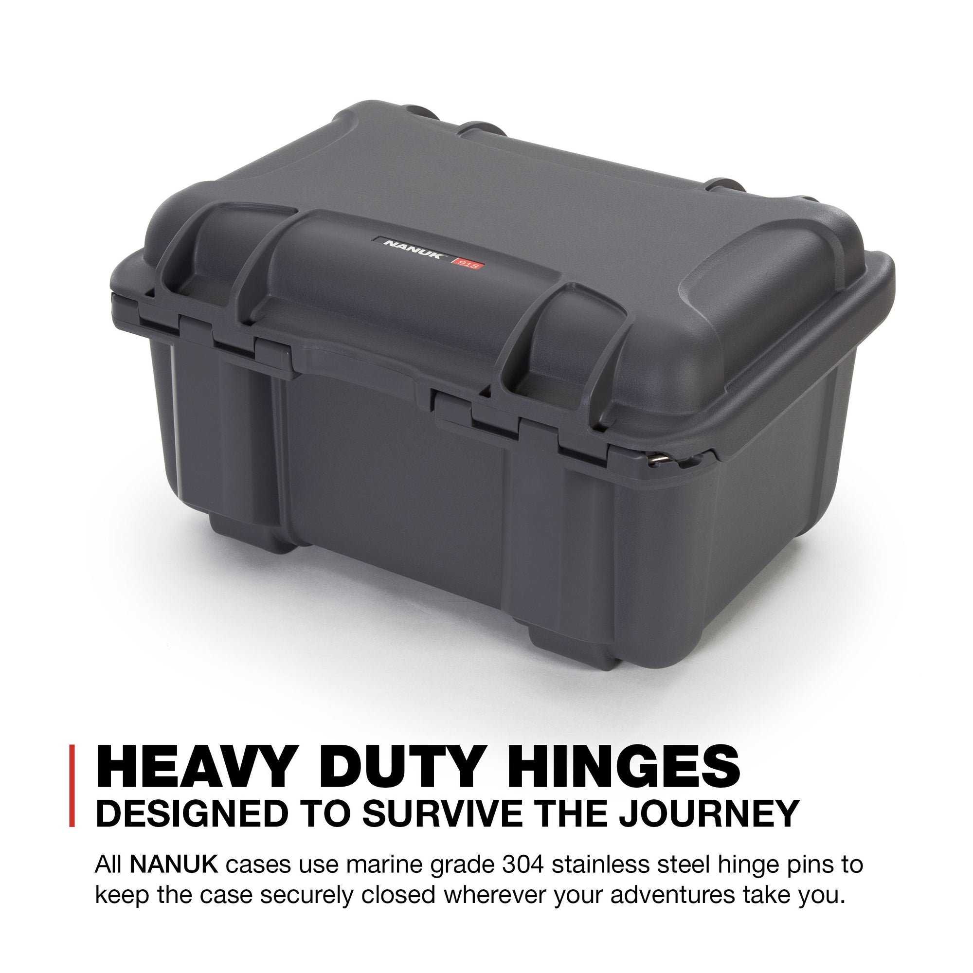 Waterproof Nanuk 918 Hard Carrying Case Empty - Graphite