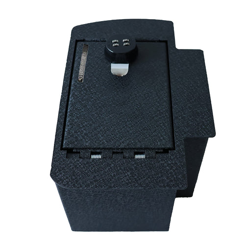 Black Horse Off Road Gun Box Organizer Center Console Safe Black, with 4-Digit Combo Lock Compatible with 2005-2015 Toyota Tacoma-ASTT05