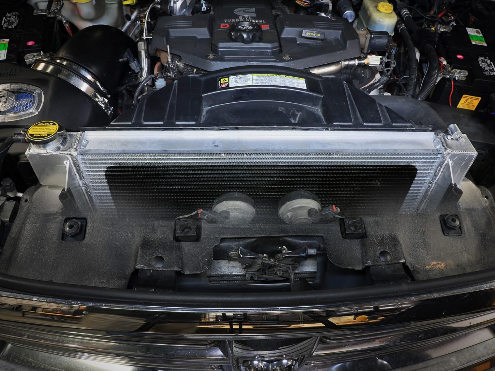 BladeRunner aFe Power High Capacity Street Series Aluminum Radiator Dodge RAM Diesel Trucks 10-12 L6-6.7L (td) 46-52191