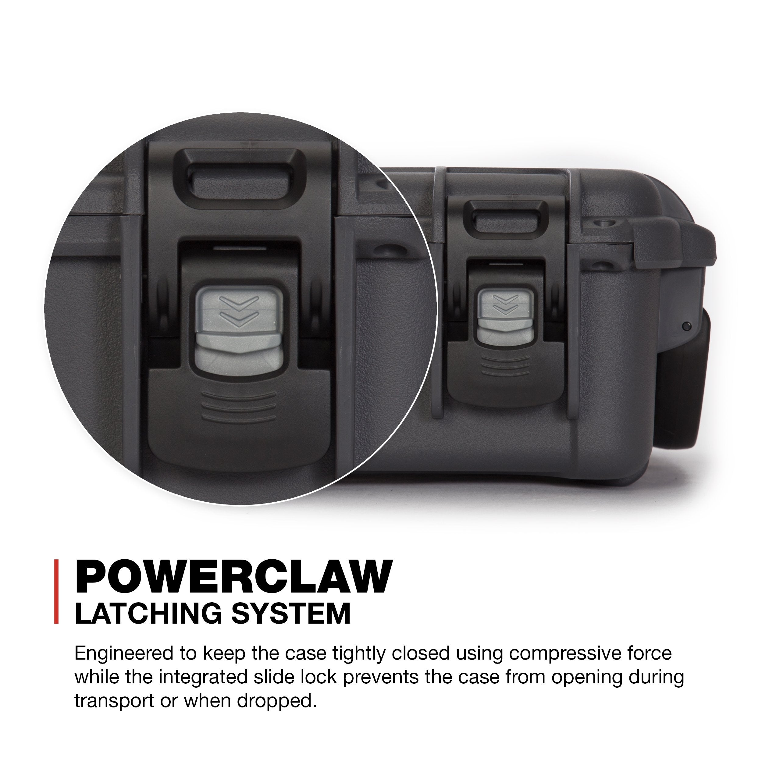 Graphite Nanuk 904 Waterproof Hard Case with Foam Insert