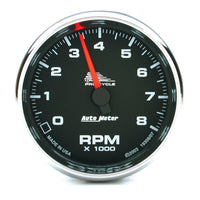 AutoMeter Tach, Gauge, 2 5/8", 8K RPM, 2&4 Cylinder, Black, Pro-Cycle (19306),Multi