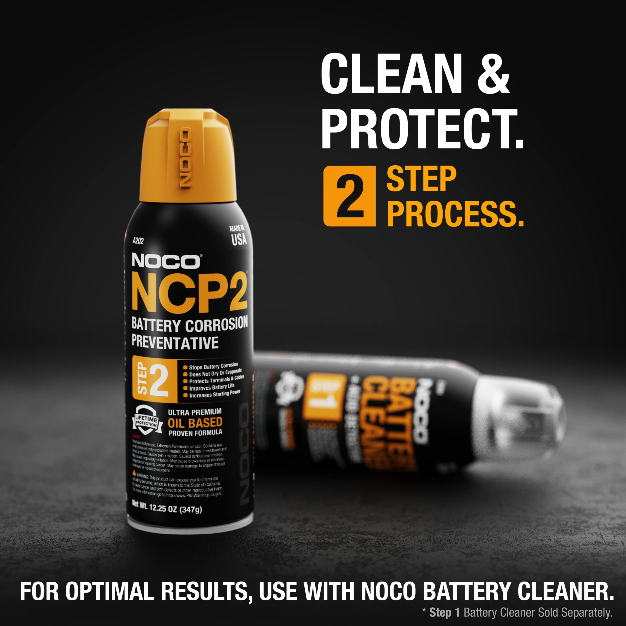 NOCO A202 NCP2 12.25 Oz Oil-Based Battery Corrosion Preventative, Corrosion Inhibitor, and Battery Terminal Protector Grease Spray