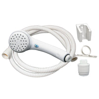 VALTERRA AirFusion Single-Function Shower Kit PF276050 with Flow Controller - White