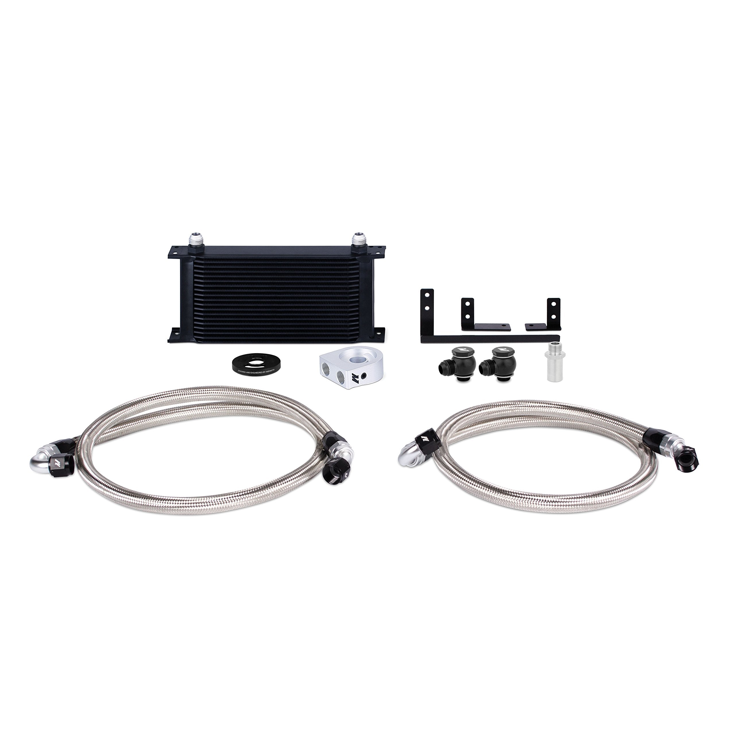 Mishimoto Oil Cooler Kit MMOC-MIA-16BK Non-Low Temp Thermostatic Fits Mazda MX-5 Miata 2016+ Black