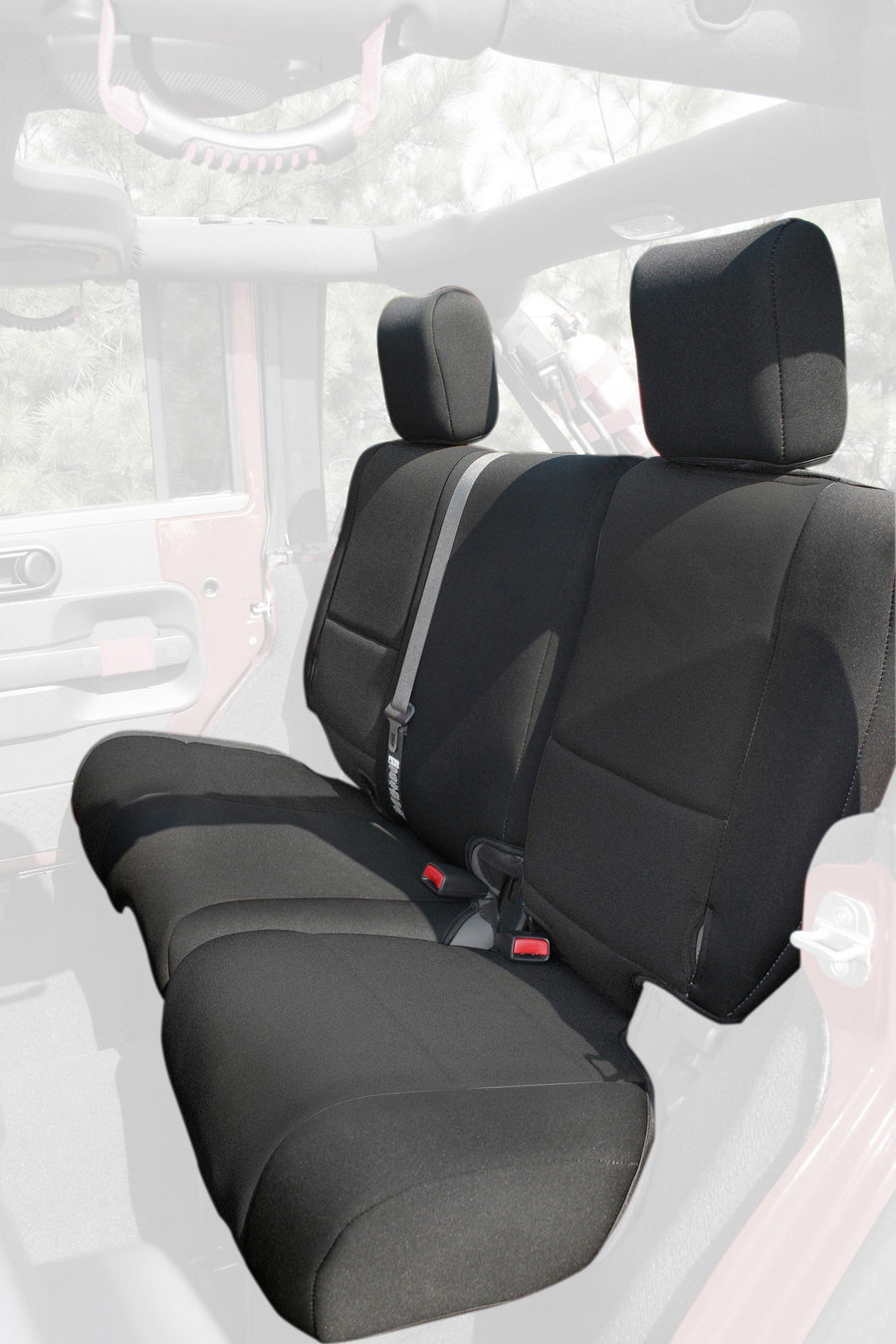 Seat Cover Kit, Black | Rugged Ridge | 13297.01 | Fits 2011-2018 Jeep Wrangler JKU 4-Door