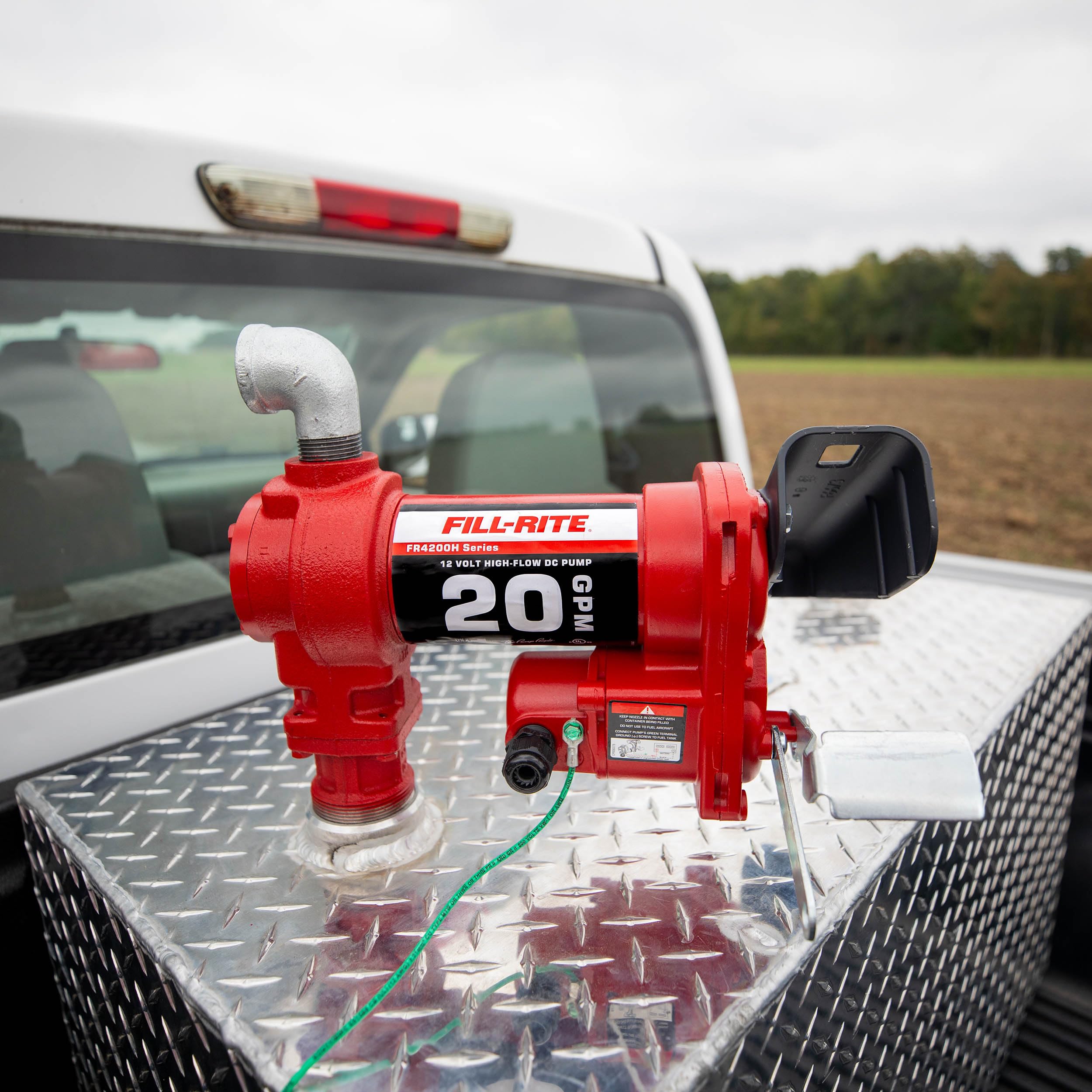 Fill-Rite 12V FR4204H 20 GPM Fuel Transfer Pump (Pump Only) | Gasoline, Diesel, Kerosene, Ethanol Blends, Methanol Blends, & Biodiesel