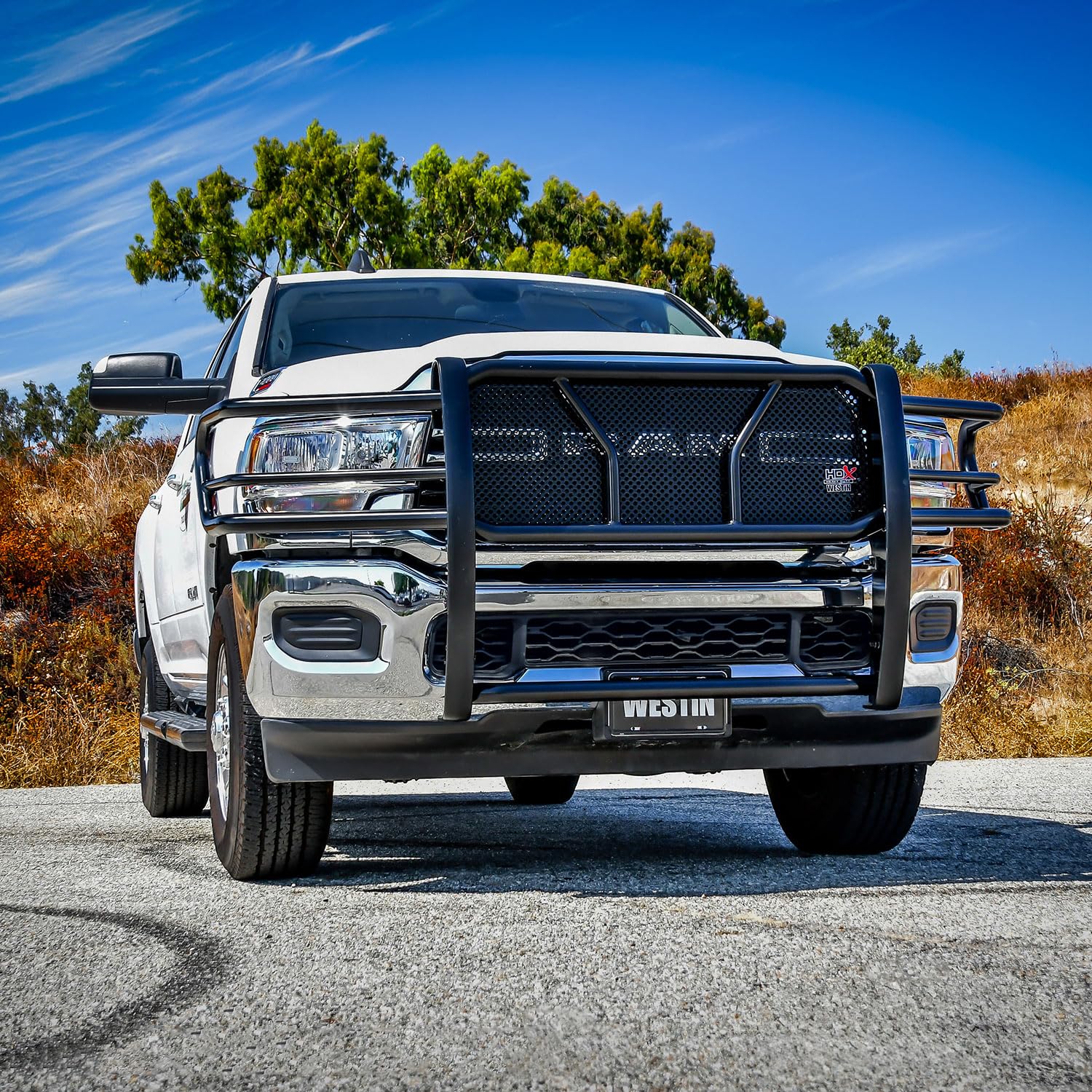 HDX Westin 57-24025 3-Piece Grille Guard fits 2019-2024 Ram 2500 3500 (Exc Power Wagon)(Exc with Sensors)