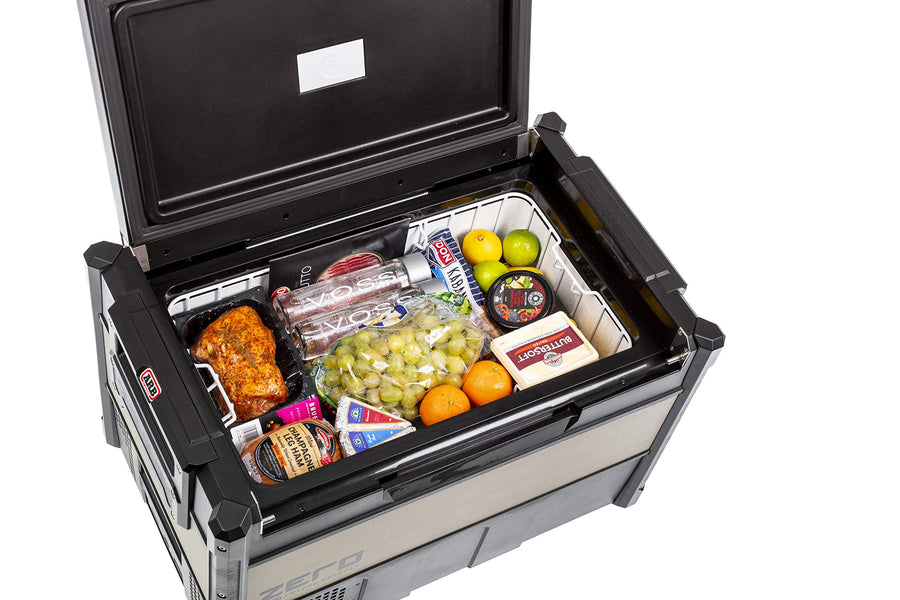 ARB Portable Fridge Freezer Model ZERO 10802602 Single Zone 63QT, Bluetooth Controlled, 12/110V for Car, Boat, Truck, SUV, RV, Ideal for Camping